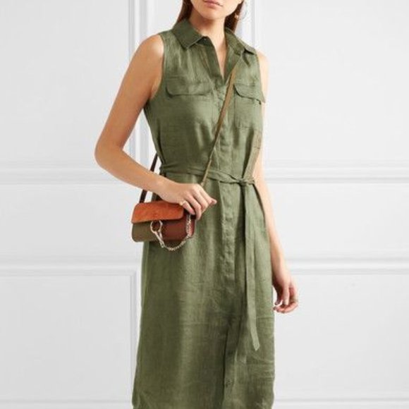 Equipment Linen Dress with Belt (Medium)